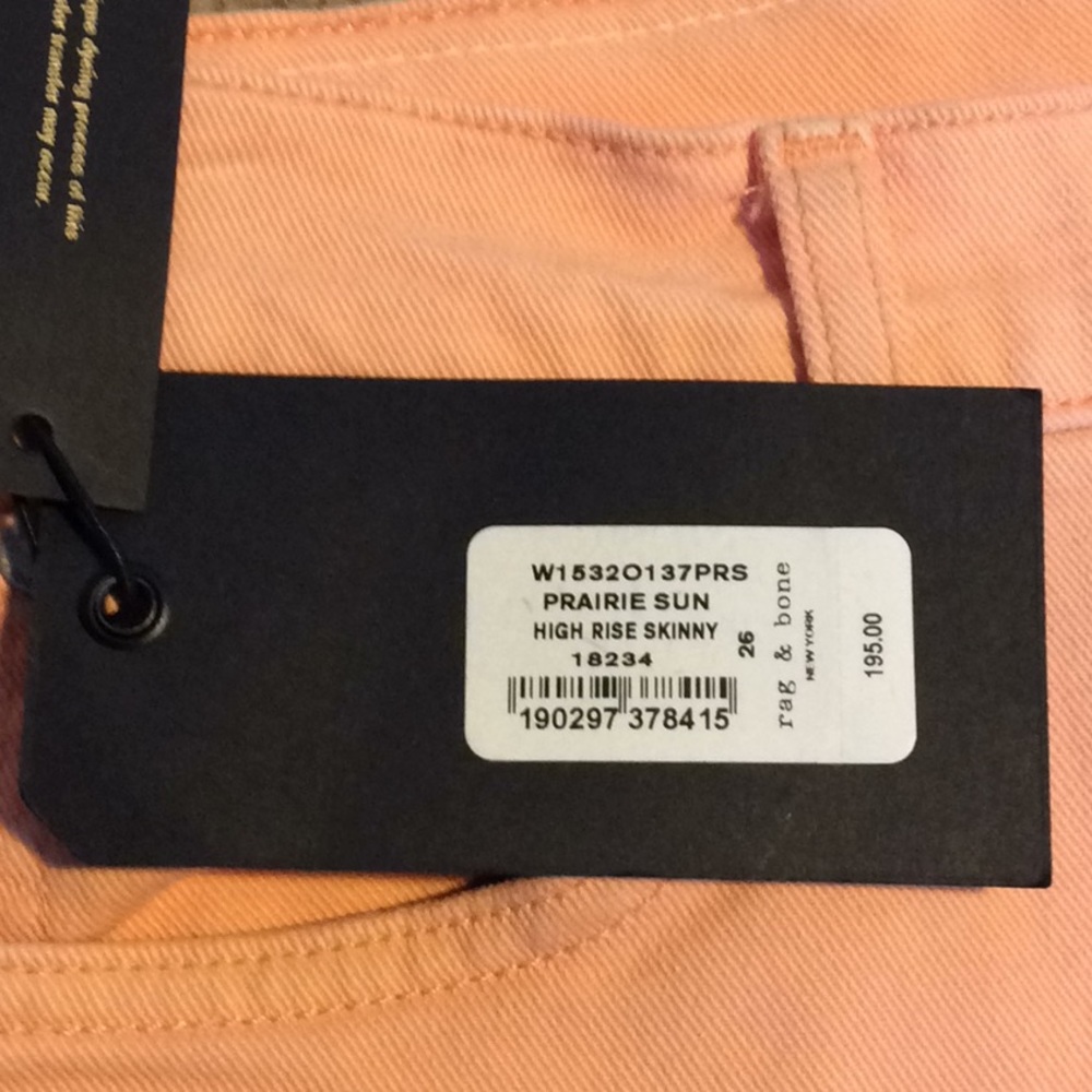 NWT! Rag & Bone High Rise Skinny Jeans - Picture 4 of 8
